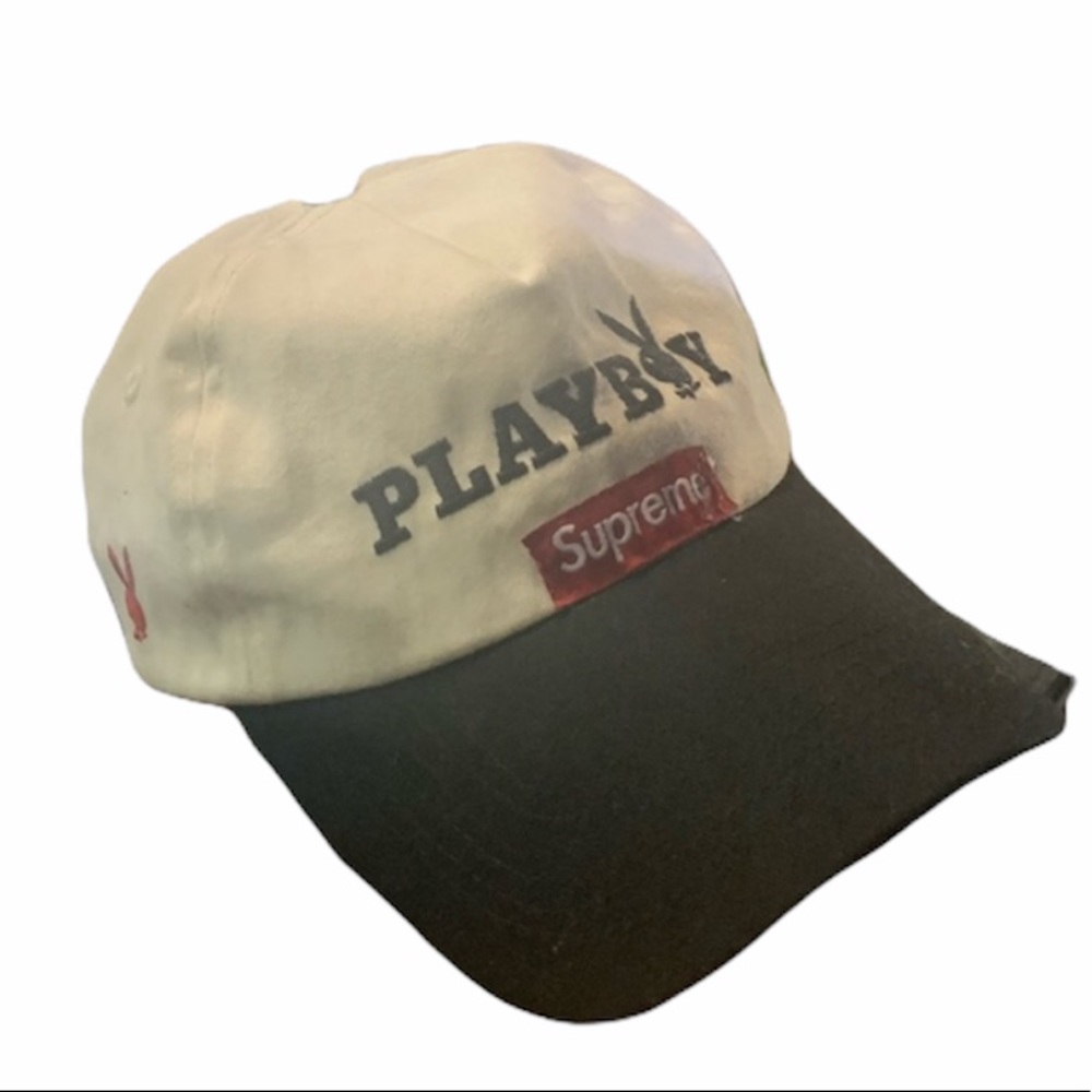 Playboy hat / supreme hat collab